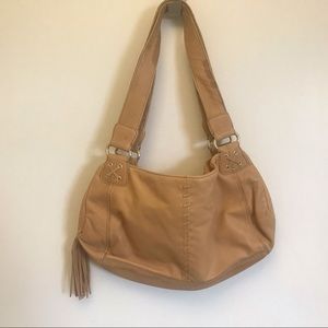 Kenneth Cole Reaction mustard yellow leather bag